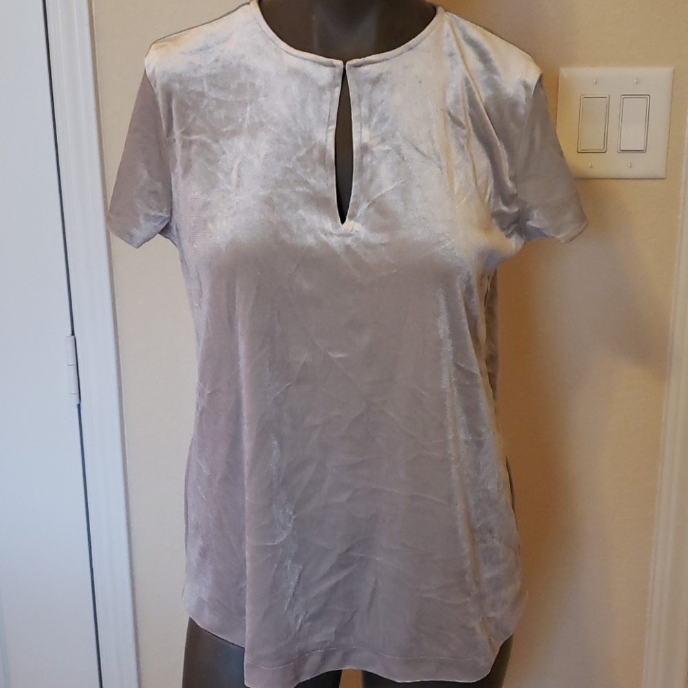 Fun flirty silver top